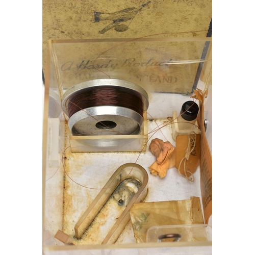 303 - A BOXED AND PERSPEX CASED HARDY NO.3 MARK V ALTEX REEL, RHW folding handle, comes with instructions,... 