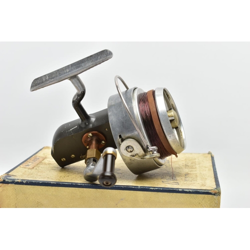 303 - A BOXED AND PERSPEX CASED HARDY NO.3 MARK V ALTEX REEL, RHW folding handle, comes with instructions,... 