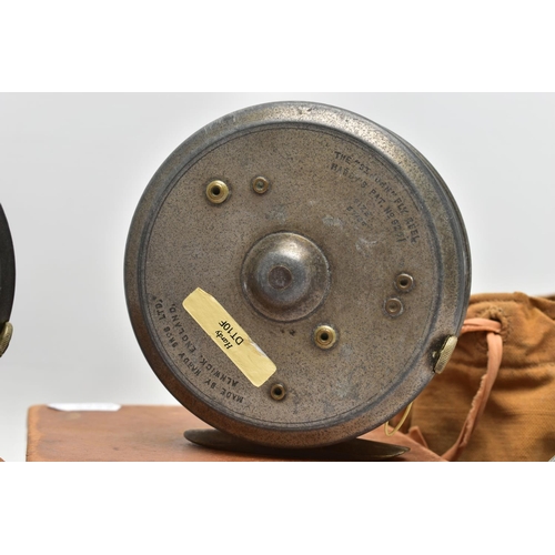 306 - THREE HARDY FISHING REELS, comprising The 'St John' Fly Reel, size 3 7/8 inches, Pat No.9261, The Un... 