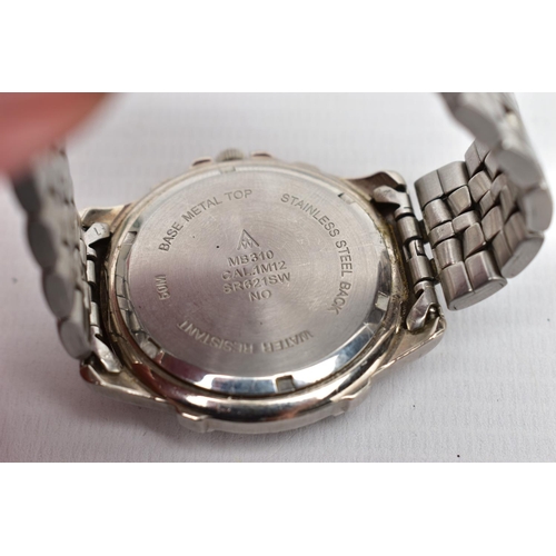 29 - A COLLECTION OF QUARTZ LADYS AND GENTS WRISTWATCHES, included an Accurist wristwatch, blue dial, sta... 