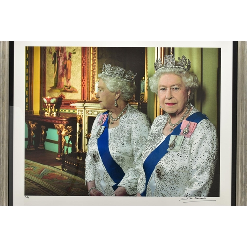 400 - JOHN SWANNELL (BRITISH 1946) 'HM QUEEN ELIZABETH II 2012', a limited edition photographic print 4/10... 