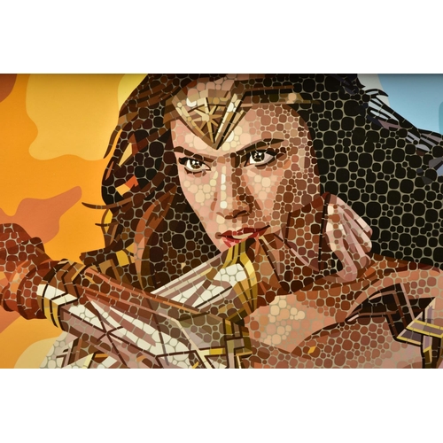 405 - PAUL NORMANSELL (BRITISH 1978) 'THE TIME IS NOW' a signed limited edition print of Gal Gadot as Wond... 