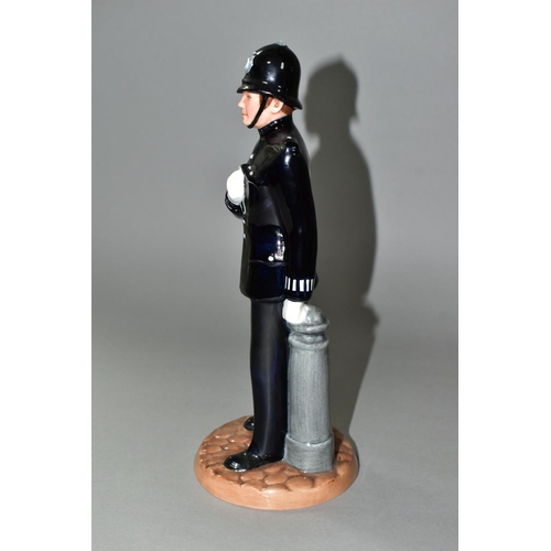 422 - A ROYAL DOULTON FIGURINE 'POLICEMAN' HN4410, issued 2001 - 2003, black Royal Doulton Classics backst... 