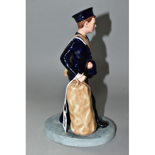 425 - A ROYAL DOULTON LIMITED EDITION FIGURINE 'SAILOR' HN4632, issued 2004, black Royal Doulton Classics ... 