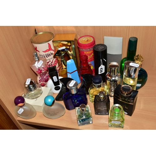 439 - A COLLECTION OF FRAGRANCES AND PERFUME BOTTLES, to include twenty two empty and partially to mainly ... 