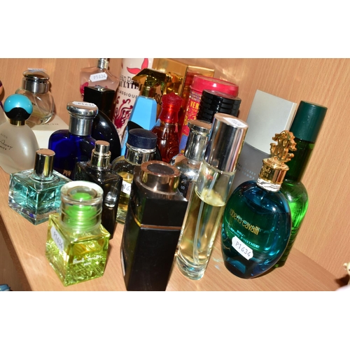 439 - A COLLECTION OF FRAGRANCES AND PERFUME BOTTLES, to include twenty two empty and partially to mainly ... 