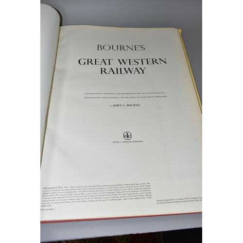 476 - A BOURNES GREAT WESTERN RAILWAY REPRINT, a 1969 'David & Charles' illustrated facsimile reprint of t... 