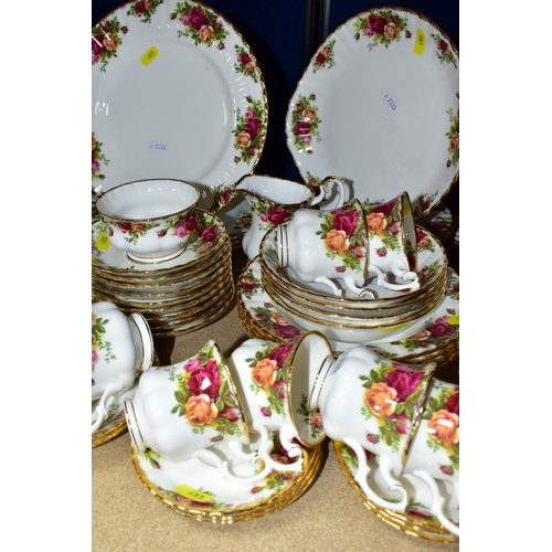 485 - ROYAL ALBERT 'OLD COUNTRY ROSES' PATTERN PART DINNER SET/TEA SET, comprising six coffee cups - two w... 