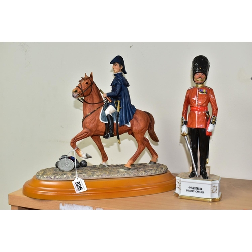 526 - A COUNTRY ARTISTS LIMITED EDITION SCULPTURE OF THE DUKE OF WELLINGTON ON HORSEBACK, after Richard Se... 