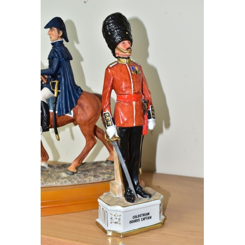 526 - A COUNTRY ARTISTS LIMITED EDITION SCULPTURE OF THE DUKE OF WELLINGTON ON HORSEBACK, after Richard Se... 