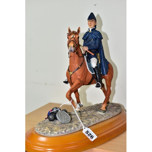 526 - A COUNTRY ARTISTS LIMITED EDITION SCULPTURE OF THE DUKE OF WELLINGTON ON HORSEBACK, after Richard Se... 