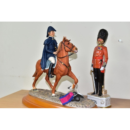 526 - A COUNTRY ARTISTS LIMITED EDITION SCULPTURE OF THE DUKE OF WELLINGTON ON HORSEBACK, after Richard Se... 