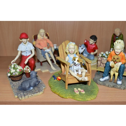 535 - ELEVEN ROYAL DOULTON COMPANIONS FIGURES, comprising Enjoying the Summer C11, You Look Beautiful C10,... 