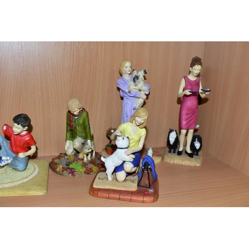 535 - ELEVEN ROYAL DOULTON COMPANIONS FIGURES, comprising Enjoying the Summer C11, You Look Beautiful C10,... 