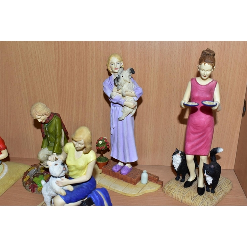 535 - ELEVEN ROYAL DOULTON COMPANIONS FIGURES, comprising Enjoying the Summer C11, You Look Beautiful C10,... 