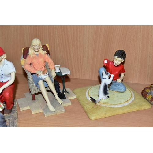 535 - ELEVEN ROYAL DOULTON COMPANIONS FIGURES, comprising Enjoying the Summer C11, You Look Beautiful C10,... 