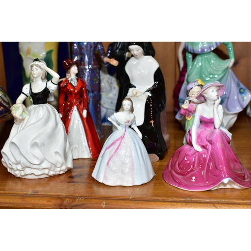 547 - TWELVE COALPORT FIGURINES, comprising Mother of the Bride, Millennium Princess (wand is unstuck but ... 