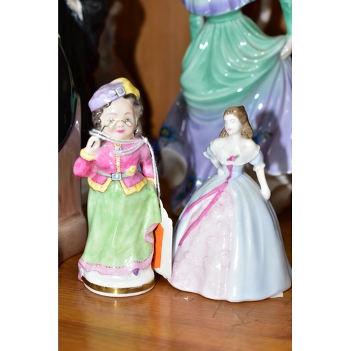 547 - TWELVE COALPORT FIGURINES, comprising Mother of the Bride, Millennium Princess (wand is unstuck but ... 