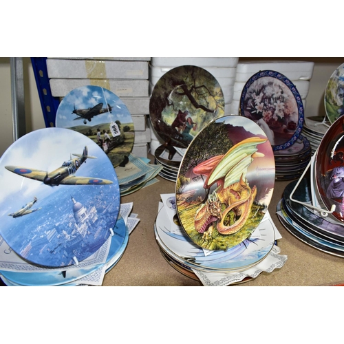 568 - A  QUANTITY OF COLLECTABLE PLATES, to include twelve plates from The Dragons of Enchantica series, s... 