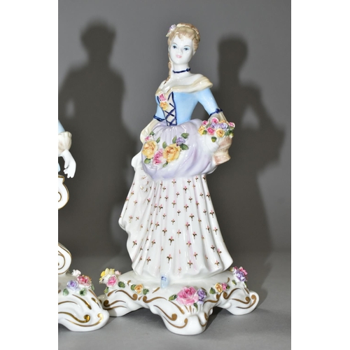 589 - TWO LIMITED EDITION COALPORT FIGURES FROM THE ARCADIAN COLLLECTION, comprising 'Arcadian Gentleman' ... 