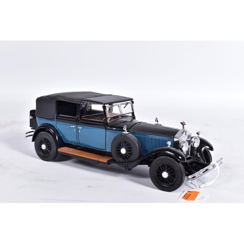 12 - THREE UNBOXED FRANKLIN MINT CARS, all 1:24 scale, 1907 Rolls-Royce Silver Ghost, 1929 Rolls-Royce Ph... 