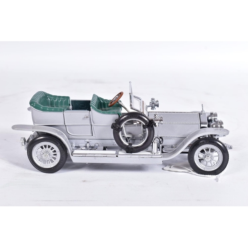 12 - THREE UNBOXED FRANKLIN MINT CARS, all 1:24 scale, 1907 Rolls-Royce Silver Ghost, 1929 Rolls-Royce Ph... 