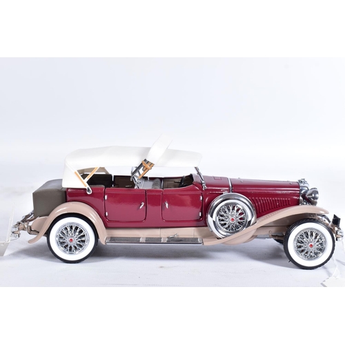 13 - THREE UNBOXED FRANKLIN MINT CARS, all 1:24 scale, 1930 Bugatti Royale Coupe Napoleon, 1930 Duesenber... 