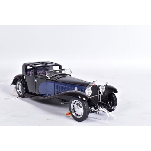 13 - THREE UNBOXED FRANKLIN MINT CARS, all 1:24 scale, 1930 Bugatti Royale Coupe Napoleon, 1930 Duesenber... 