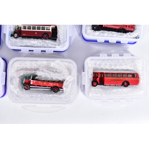 3 - A COLLECTION OF CONSTRUCTED WHITEMETAL KIT MIDLAND RED BUS MODELS, all are 1/76 scale kit models and... 