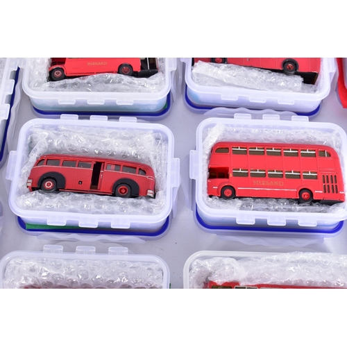 3 - A COLLECTION OF CONSTRUCTED WHITEMETAL KIT MIDLAND RED BUS MODELS, all are 1/76 scale kit models and... 