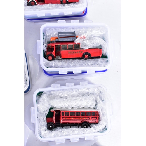 3 - A COLLECTION OF CONSTRUCTED WHITEMETAL KIT MIDLAND RED BUS MODELS, all are 1/76 scale kit models and... 