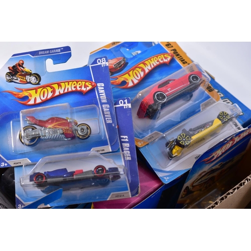 37 - A QUANTITY OF ASSORTED MODERN MATTEL HOT WHEELS VEHICLES, all still sealed in original bubble packs,... 