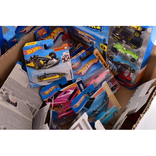 37 - A QUANTITY OF ASSORTED MODERN MATTEL HOT WHEELS VEHICLES, all still sealed in original bubble packs,... 