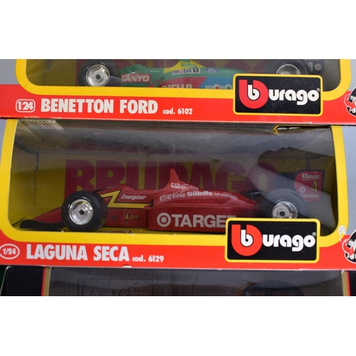 41 - A QUANTITY OF BOXED 1:24 SCALE DIECAST CAR MODELS, Bburago racing cars and Maisto Special Edition, a... 