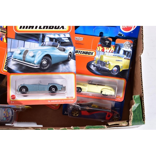 49 - A QUANTITY OF ASSORTED MODERN MATTEL HOT WHEELS AND MATCHBOX DIECAST VEHICLES, models from assorted ... 