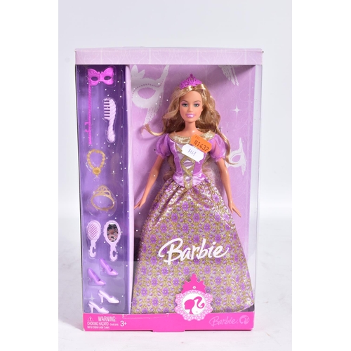 69 - THREE BOXED MODERN MATTEL MASQUERADE BALL BARBIE DOLLS, (M3443, M3444, M6345), all appear complete a... 