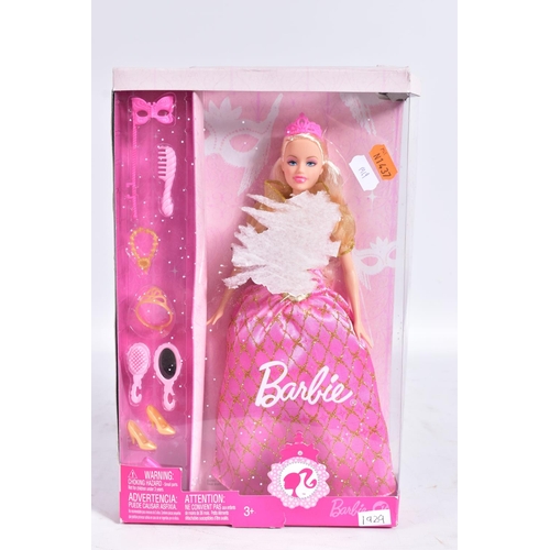 69 - THREE BOXED MODERN MATTEL MASQUERADE BALL BARBIE DOLLS, (M3443, M3444, M6345), all appear complete a... 