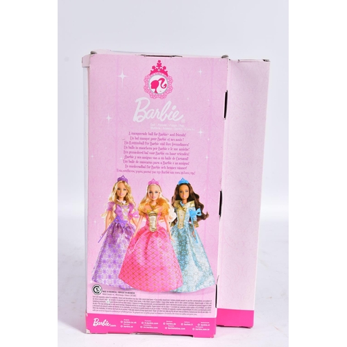 69 - THREE BOXED MODERN MATTEL MASQUERADE BALL BARBIE DOLLS, (M3443, M3444, M6345), all appear complete a... 