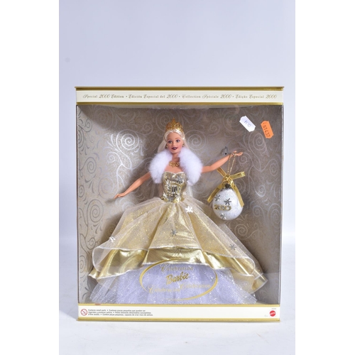 70 - SIX BOXED MODERN MATTEL CHRISTMAS AND NEW YEAR THEMED BARBIE DOLLS, 1996 Hallmark Keepsake Ornaments... 