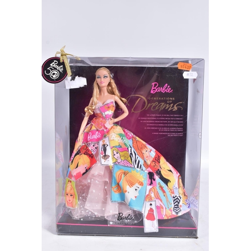 72 - FOUR  BOXED MODERN MATTEL BARBIE COLLECTORS DOLLS, 50th Anniversary Generations of Dreams (N6571), C... 