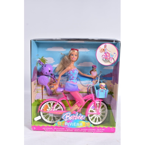 73 - FIVE BOXED MODERN MATTEL BARBIE DOLLS, Barbie Riviera (N5852), Avon Exclusive Special Edition Spring... 