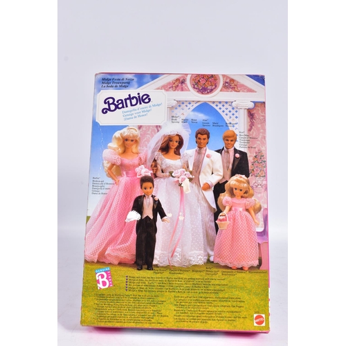 74 - SIX BOXED MODERN MATTEL BARBIE DOLLS, Midge's Wedding Midge in Wedding dress (9606) and Barbie in Br... 