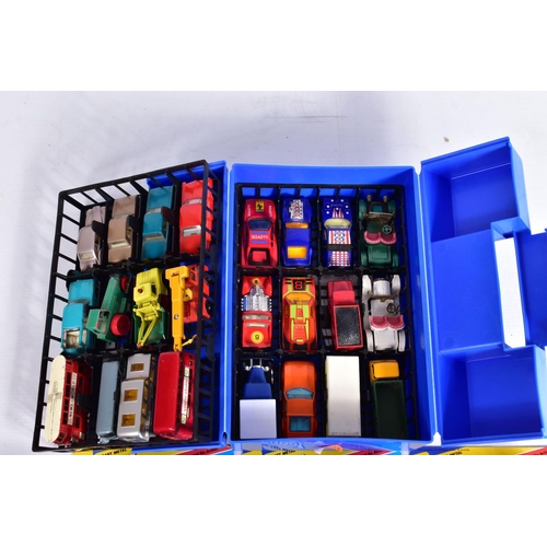 81 - A QUANTITY OF UNBOXED AND ASSORTED MAINLY MATCHBOX 1-75 SERIES DIECAST VEHICLES, majority with regul... 