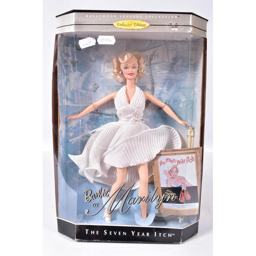 104 - THREE BOXED MODERN MATTEL BARBIE DOLLS,  Barbie as Marilyn in The Seven Year Itch, Barbie Collectibl... 