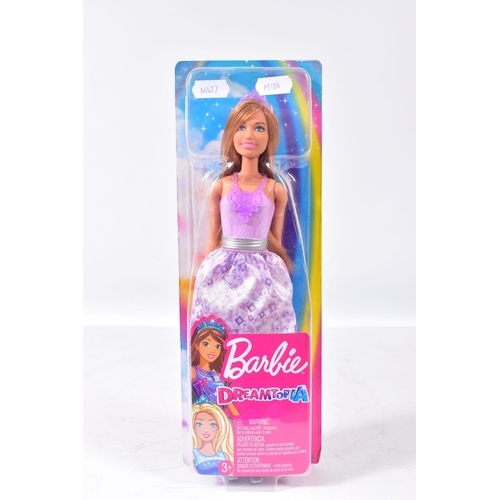 106 - FIVE BOXED MODERN MATTEL BARBIE DREAMTOPIA DOLLS, mostly Princesses, all appear complete and in good... 