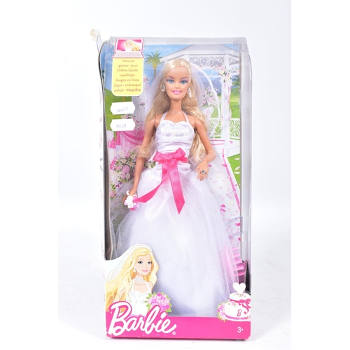 109 - SEVEN BOXED MODERN MATTEL BARBIE DOLLS WITH A WEDDING THEME, two different Wedding Day, I Can Be a B... 