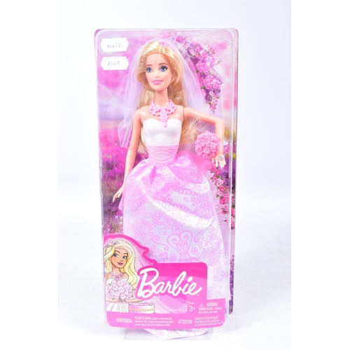 109 - SEVEN BOXED MODERN MATTEL BARBIE DOLLS WITH A WEDDING THEME, two different Wedding Day, I Can Be a B... 