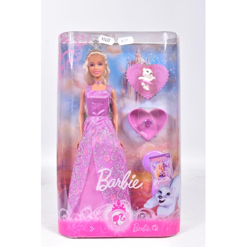 110 - SIX BOXED MODERN MATTEL BARBIE DOLLS , Barbie and the Magic of Pegasus, Annika Barbie and the Magic ... 