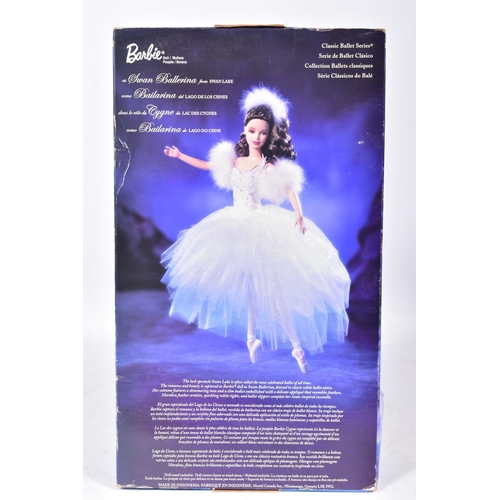 111 - FOUR BOXED MODERN MATTEL BARBIE DOLLS WITH A BALLET THEME, Collector Edition Swan Ballerina from Swa... 