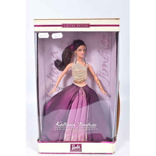 113 - FIVE BOXED MODERN MATTEL BARBIE DOLLS, Barbie Collectibles Designer Spotlight Limited Edition Katian... 